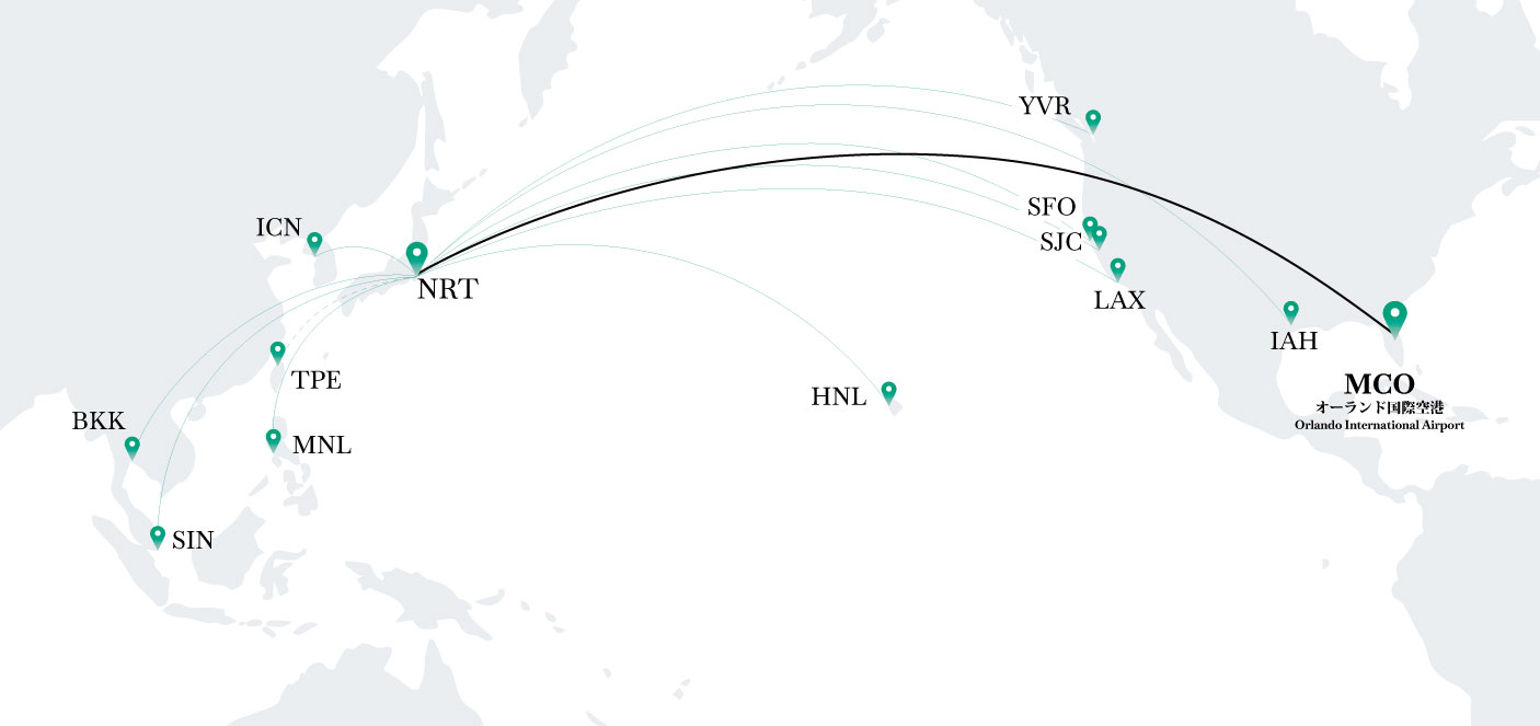 First Ever Non-Stop Charter Flight from Japan to Orlando Offering